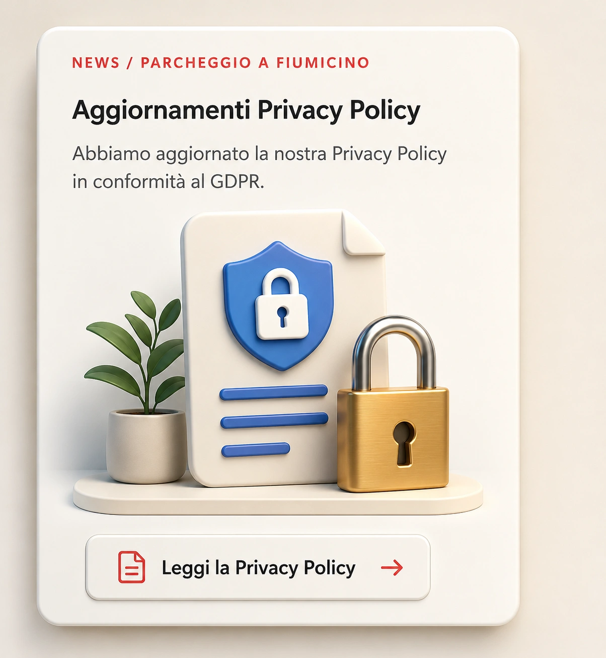 Aggiornamenti Privacy Policy